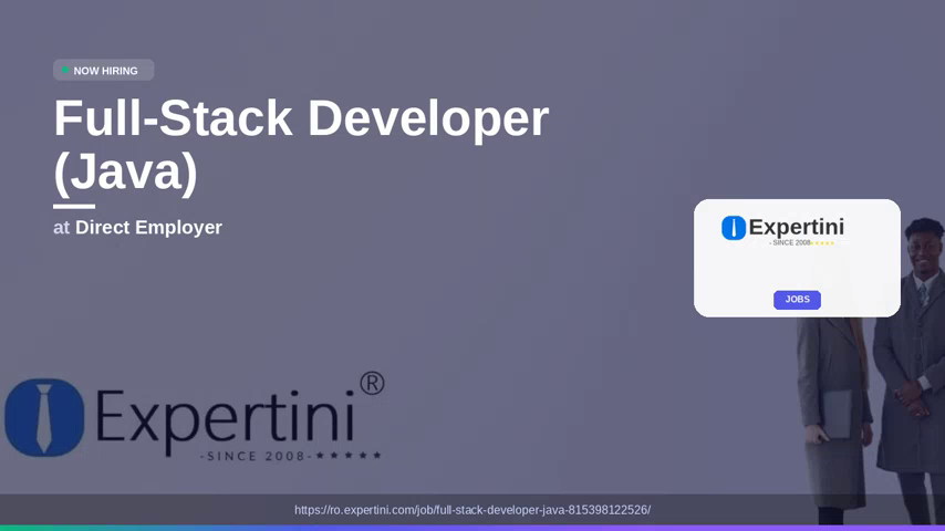 Full-Stack Developer (Java) at Direct Employer, Undisclosed — Apply Now