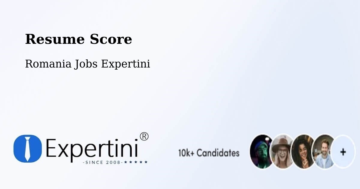 Resume Score & Job Description Match Tool – Romania - Romania Jobs Expertini